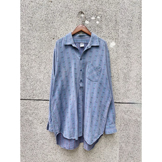Europe pullover shirt 立體刺繡提花圖騰工作襯衫洋裝