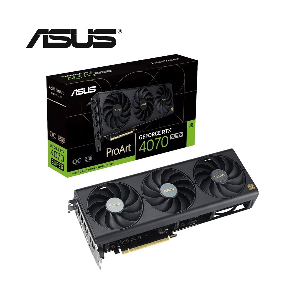 @電子街3C特賣會@全新 華碩 PROART-RTX4070S-O12G 顯示卡 RTX4070 SUPER
