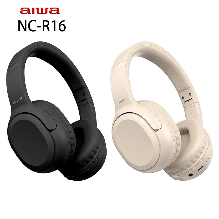 AIWA 愛華 NC-R16 頭戴耳罩式藍牙耳機 可當有線耳機使用