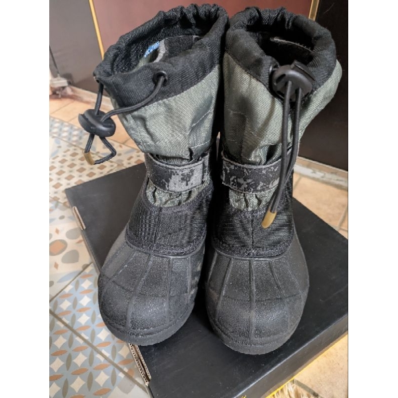 兒童雪靴 雪鞋 防滑鞋 18公分 columbia