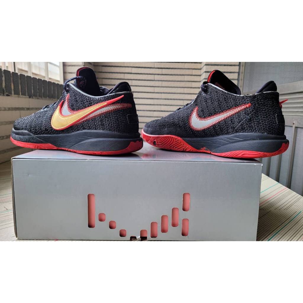 Nike Lebron 20 XX EP Bred us9.5 27.5cm LBJ20 黑紅邁阿密熱火配色