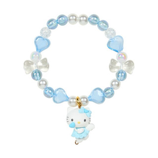 🔥現貨🔥 日本正版 Sanrio 三麗鷗 Hello Kitty 90年代 手鍊 手環 串珠造型手鍊 藍天使系列