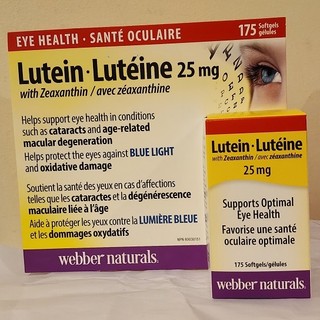 ❗正品速出🍁美加安心代購🍁 Webber Naturals 強效版 葉黃素Lutein+玉米黃素 175顆