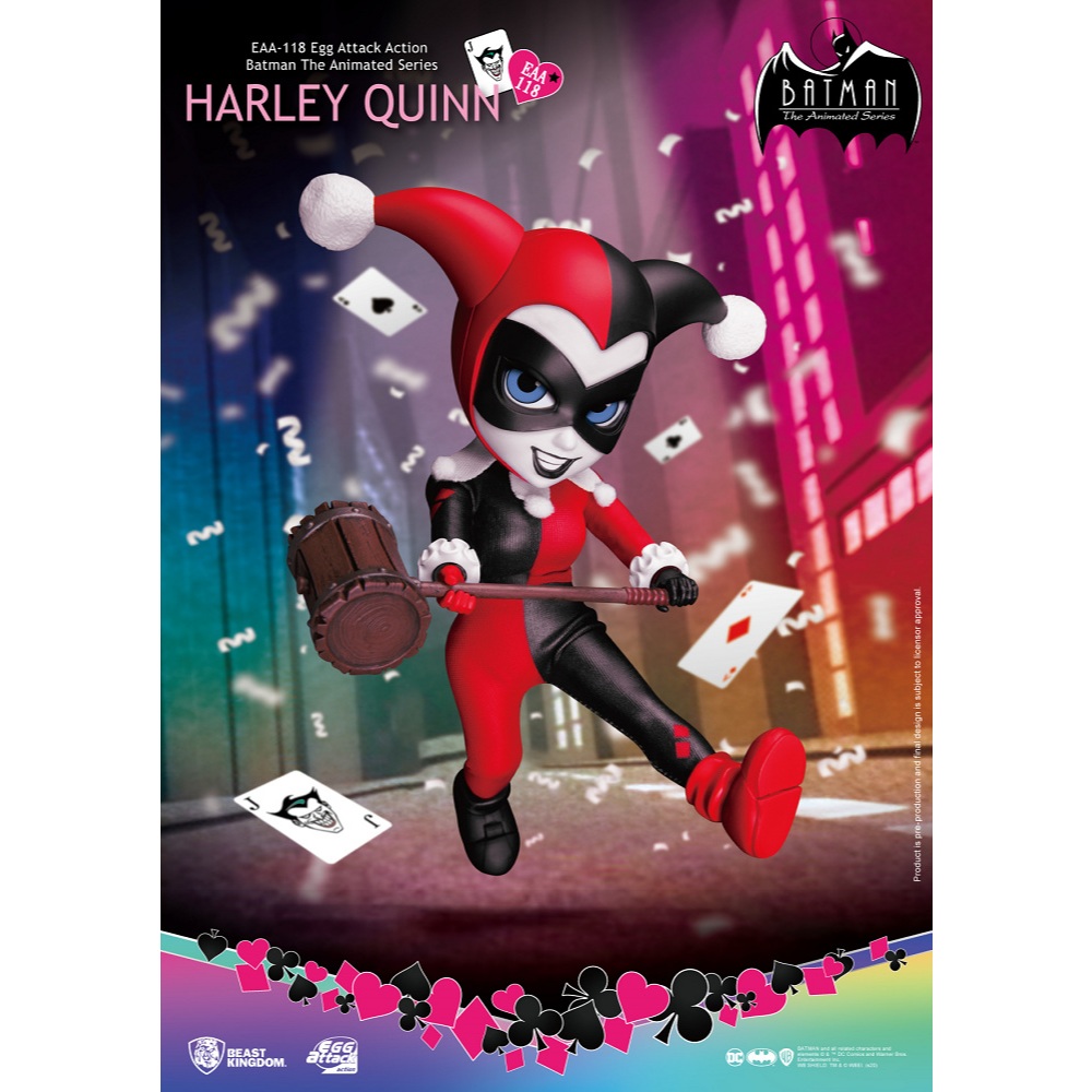 野獸國 EAA-118 蝙蝠俠動畫系列 小丑女Harley Quinn 收藏 公仔 動畫電影