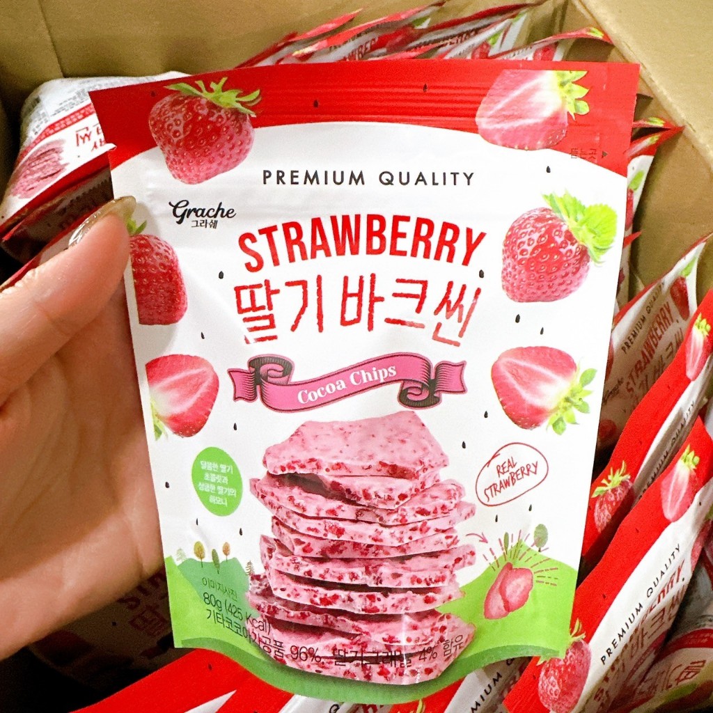 韓國 三光 杏仁 板狀巧克力片 薄脆巧克力片 草莓巧克力 巧克力片 韓國三光巧克力