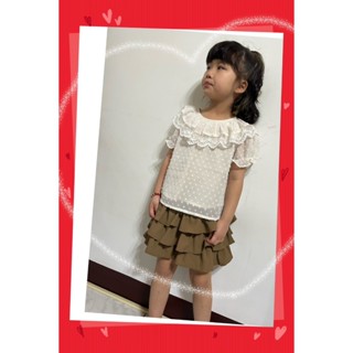 (513)Fei Fei🌻 2025春夏新款🌻 香水娜娜 51351 三層荷葉半裙 90-140