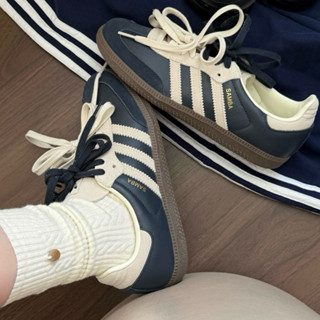 ADIDAS SAMBA OG 海軍藍 米白色 復古 德訓鞋 JI3217