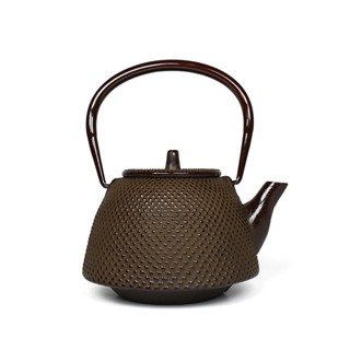 巖戶鑄工所 日本南部鐵器 鑄鐵茶壺 南部型霰 急須0.4L-茶 泡茶壺 急須 福介商店