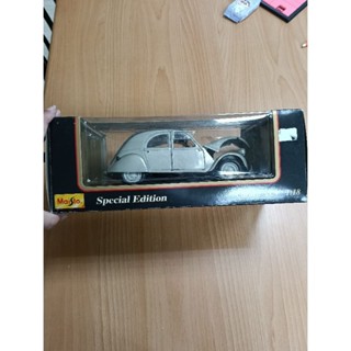 合金模型車 絕版收藏 1/18合金模型車 Maisto.CITROEN 2CV 1952
