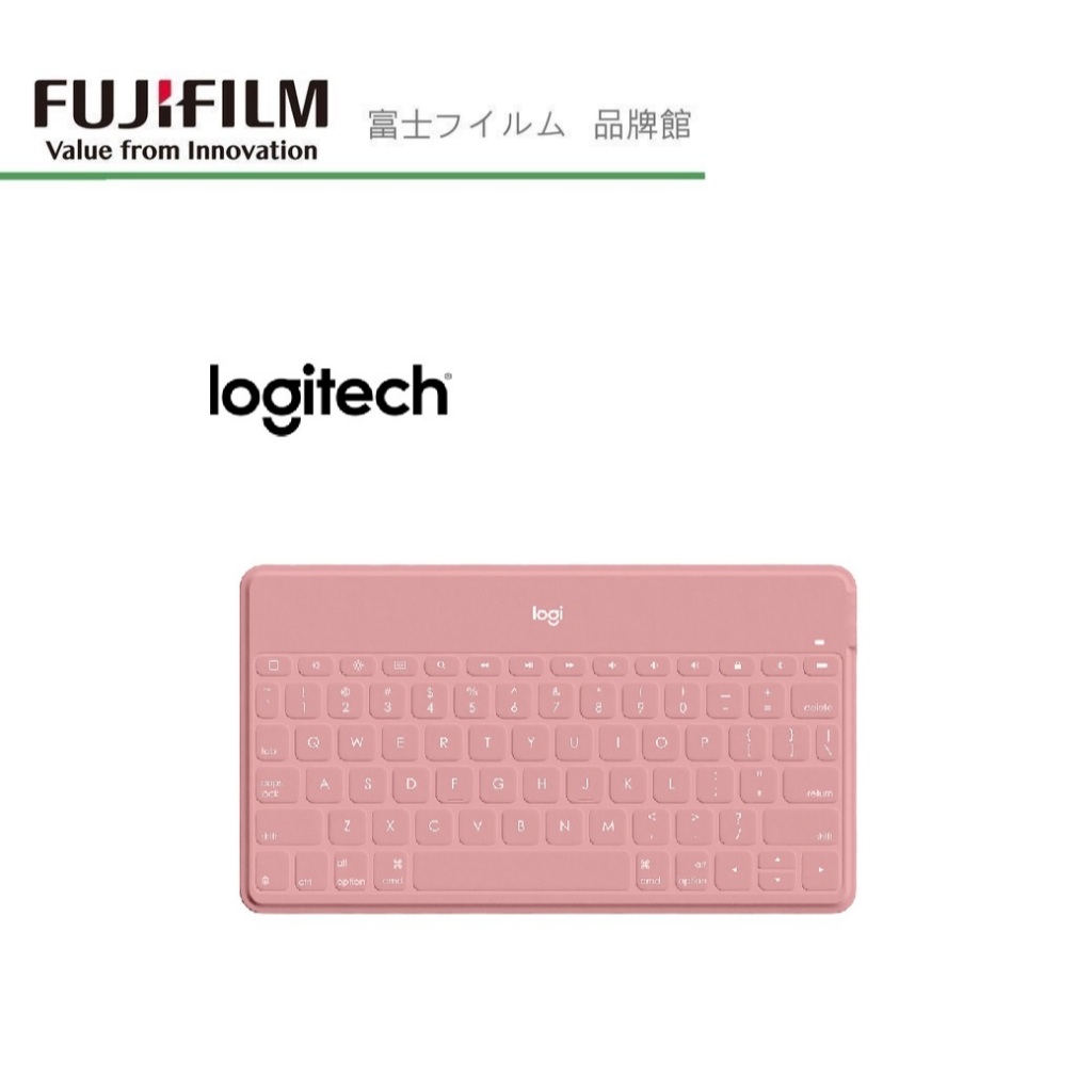 Logitech 羅技 Keys-To-Go iPad 藍芽鍵盤 粉色