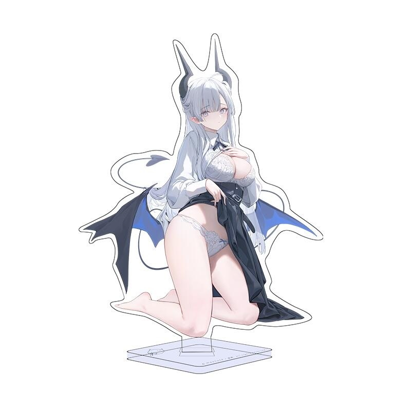 (現貨)maxcute 原創畫師 貓鯨Nekojira [白髮白衣] 單人立牌