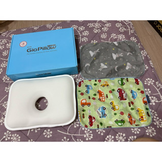 GIO透氣嬰兒頭型枕（m)商品如圖近全新孃家備品好像沒用過聊聊享1100元多附枕套頭型救星枕