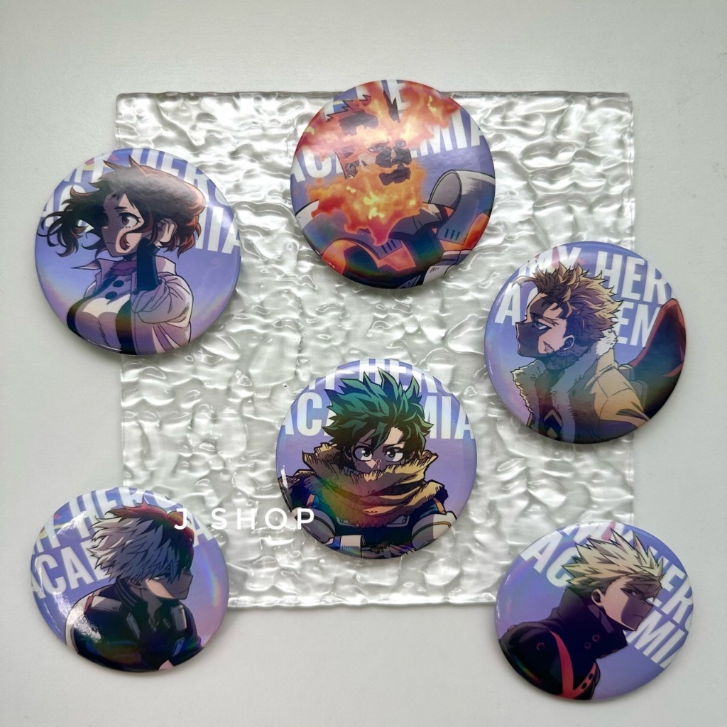 ⚡️J⚡️【現貨】我的英雄學院 58mm 75mm 徽章  我英 綠谷 爆豪 焦凍轟 安德瓦 霍克斯 御茶子