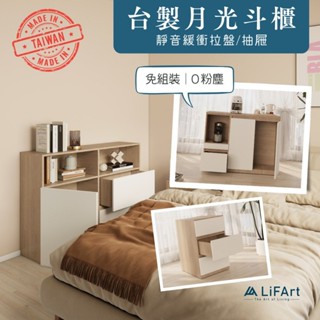 【LiFArt】Starry 臺製木心板電器櫃/收納櫃/矮櫃(免組裝/系統傢俱/月光鬥櫃)