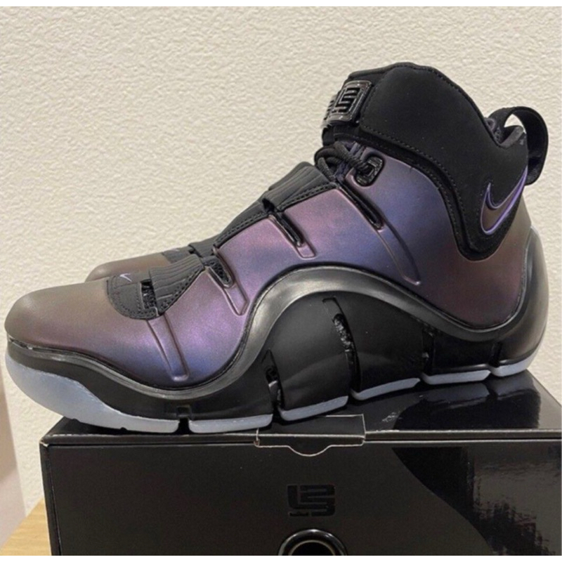 降！全新 NIKE Zoom Lebron 4 Egglant LBJ 詹皇 黑紫茄 限量 籃球鞋 FN6251-001