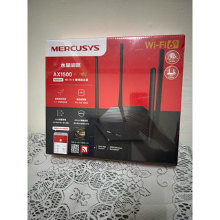 全新轉賣-Mercusys水星網路 MR60X AX1500 wifi分享器 無線網路 1.5 Gbps 速度 路由器