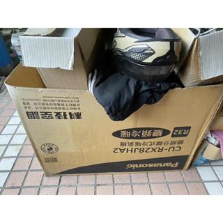 賣國際牌分離式冷氣 CS-RX28JA2 CU-RX28JHA2 室內機與室外機 外盒紙箱子及保麗龍