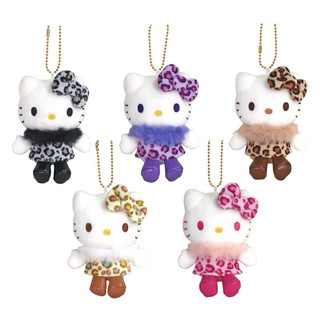 🔥現貨🔥 日本正版 三麗鷗 Hello Kitty 50週年 限定款 豹紋系列 娃娃掛飾 吊飾 鑰匙圈