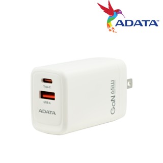 ADATA 威剛 65W 氮化鎵 USB-A USB-C 雙孔 充電器 USB電源供應器 威剛照明 JT-G65Q