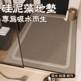 矽泥藻地墊 防水地墊 門墊 防汙地墊 吸水地墊 廁所地墊 矽藻土地墊 防滑腳墊 衛生間地墊 浴室地墊 地毯地墊 快熟吸水