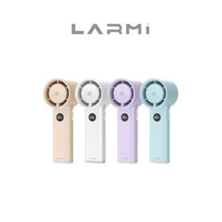 【LARMI樂米】手持渦輪扇LMF06 智慧數顯 持久續航 輕巧便攜 多種調節 手持風扇 電風扇