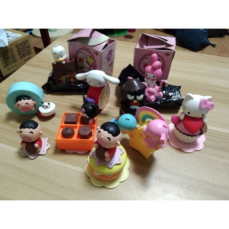 家樂福/三麗鷗/甜點公仔/庫洛米/大耳狗/酷企鵝/布丁狗/怕洽狗/貝克鴨/雙子星/大耳狗