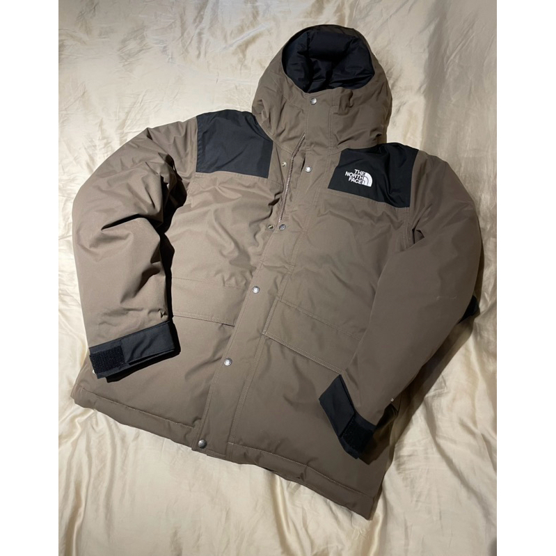 The North Face 北臉 DryVent 防水​​連帽羽絨外套 棕色
