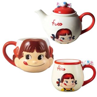 馬克杯 日本製 現貨【sunart】Peko 不二家牛奶妹糖果馬克杯 茶壺 500ml 陶瓷茶壺 陶瓷馬克杯 造型馬克杯