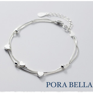 《Porabella》S925 純銀手鍊｜幸運愛心純銀手鏈・附贈精美包裝・情人節禮物推薦 Bracelets
