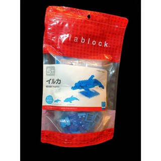 A-123 櫃 ： 日本 河田 DOLPHIN 海豚 大尺寸 積木 KAWADA DIABLOCK DBC-06