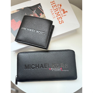 咩兒美國代購🌈Michael Kors MK 荔枝皮革 男款 拉鍊長夾