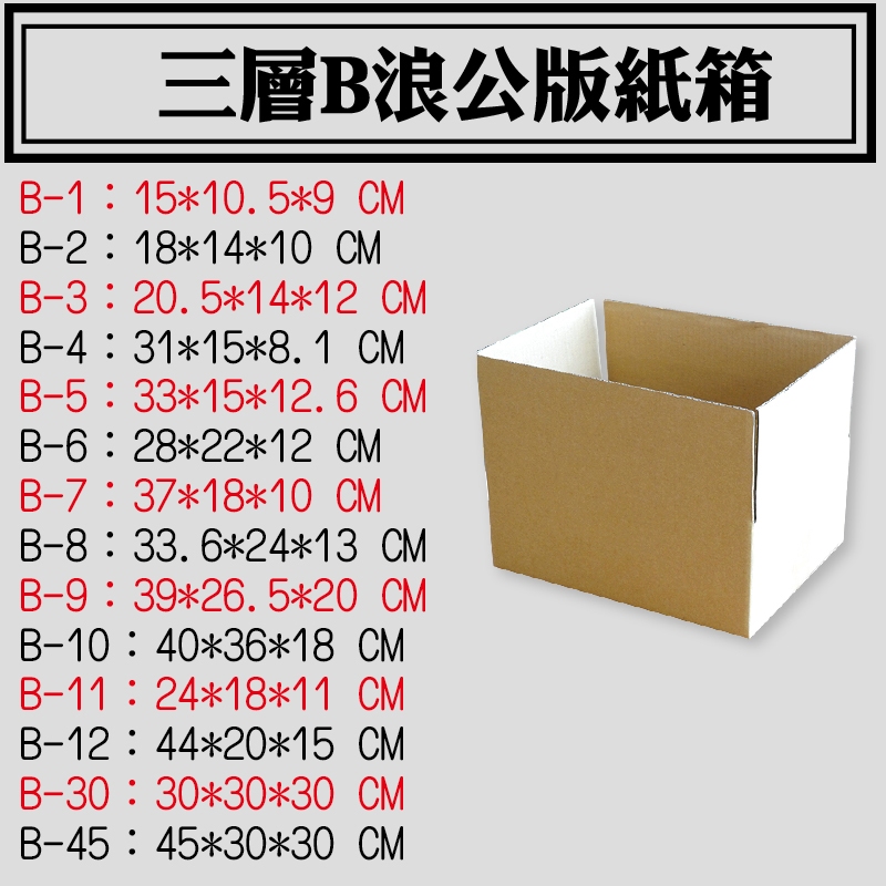 【紙箱-單個】貨運 宅配 郵寄 紙箱多款尺寸 B浪 瓦楞紙箱 大紙箱 電商紙箱 包裝紙箱  超商寄貨便利紙箱  箱子