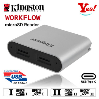 【Kingston】金士頓 Workflow WFS-SDC UHS-II microSD 記憶卡 USB-C 讀卡機