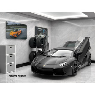 1/18 LAMBORGHINI AVENTADOR LP700-4 藍寶堅尼模型車 大牛 收藏品 擺設裝飾 超跑模型車