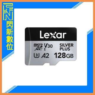 Lexar 雷克沙 Micro SDXC 128G/128GB Silver Plus UHS-I V30 U3 記憶卡