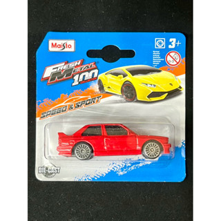 [HCP] Maisto 1/64 BMW M3 E30 模型車 1:64 寶馬 經典轎車 合金車 紅色