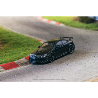 Tarmac Works 1/64 賓士 Mercedes Benz C63 AMG 消光黑轎跑 模型車 MINIGT