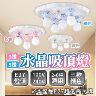 ⭐含稅免運⭐臺灣快速出貨 臺灣製造 吸頂5燈 吸頂燈 樓梯燈 走廊燈 床頭燈 陽臺燈 塑膠燈 E27