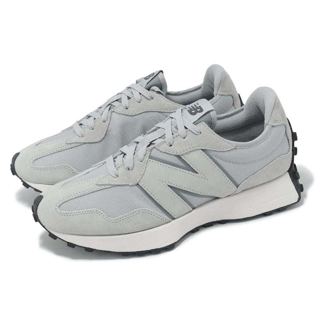 S.G New Balance 327 U327SWA-D男鞋女 灰 黑 麂皮 拼接 緩衝 休閒鞋 情侶鞋