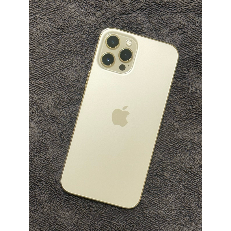 拋售 女用機 iPhone12 pro max 128g 金色二手///無任何維修紀錄///