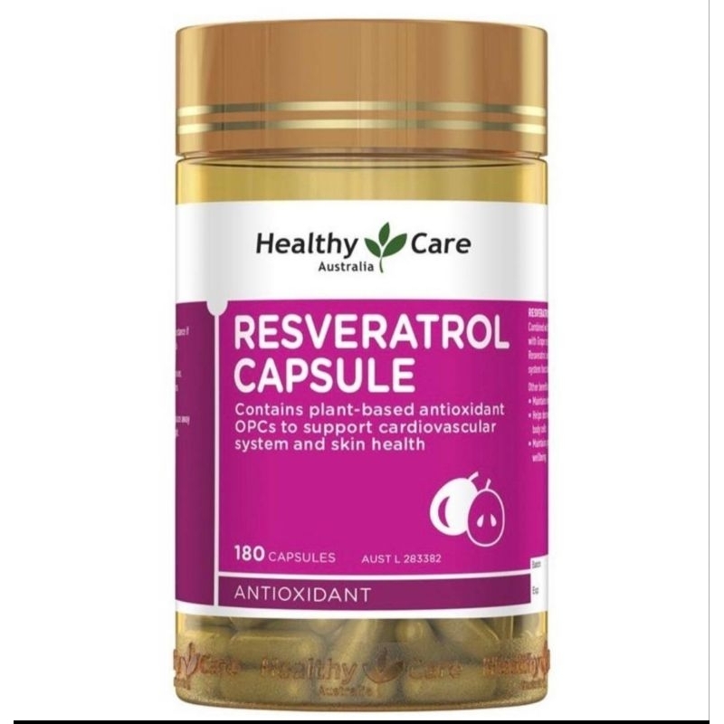 💖澳洲Healthy care 白藜蘆醇膠囊180粒