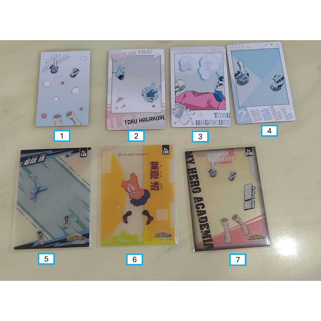 [睡睡蛙小池] 我的英雄學院 清掃 清潔 收藏卡 小卡 餅卡 葉隱透 個人池 拍立得