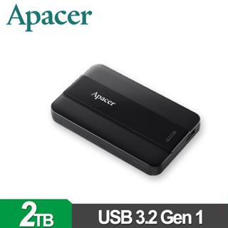 Apacer 宇瞻 AC237 2TB(典雅黑) 2.5吋行動硬碟 AP2TBAC237B-2