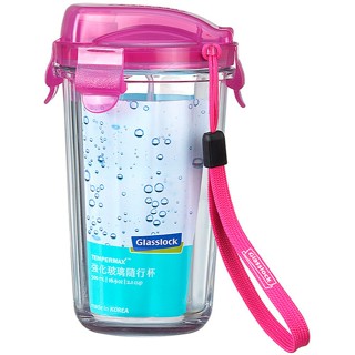 韓國 Glasslock 強化玻璃微波隨行杯 500ML RC105 韓國製 SGS.美國FDA認證 已投保產品責任險