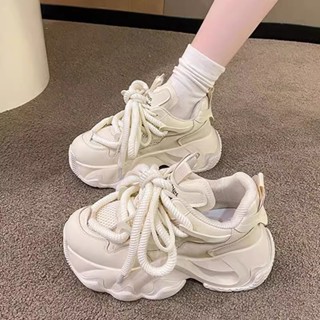 【XX|茜茜 SHOP】 實拍免運 老爹鞋 厚底鞋 休閒運動鞋 鬆糕鞋 增高鞋 運動鞋 ins 休閒跑步鞋 春季新款