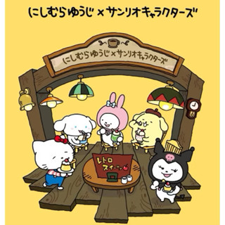 再入荷 人氣創作者「西村裕二」和「三麗鷗角色」合作！凱蒂貓 庫洛米 布丁狗 大耳狗 短褲 衣服 套裝 大T 滿版上衣