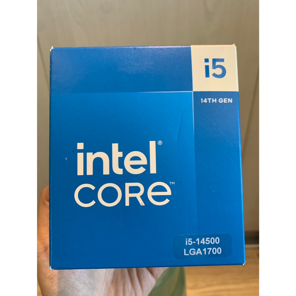 原裝空盒!! 沒有CPU intel CORE i5-14500 CPU 原裝空盒子 英特爾 I5原裝CPU空盒子 紙盒
