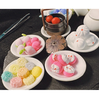神明桌必買供品 桌上模型 食物模型 包子模型 酒杯模型 發糕模型 提籃