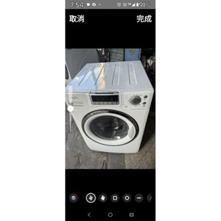 二手中古惠而浦15公斤變頻滾筒洗脫烘洗衣機，型號WD-15R，2017年，寬68～高102～深80cm，家電