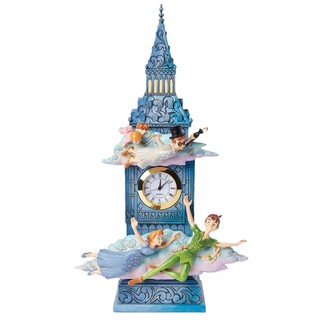 Enesco精品雕塑 Disney 迪士尼 彼得潘 小飛俠經典場景造型時鐘 EN40018